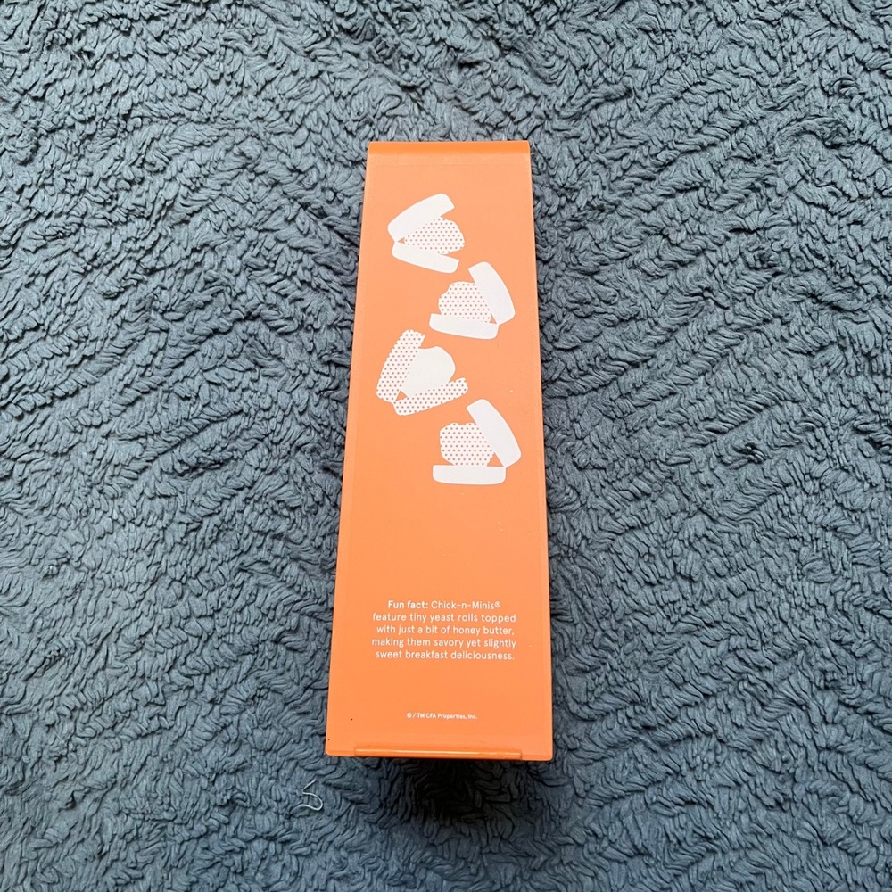 Chick-fil-A Chick-n-Minis Orange Table Marker Tent